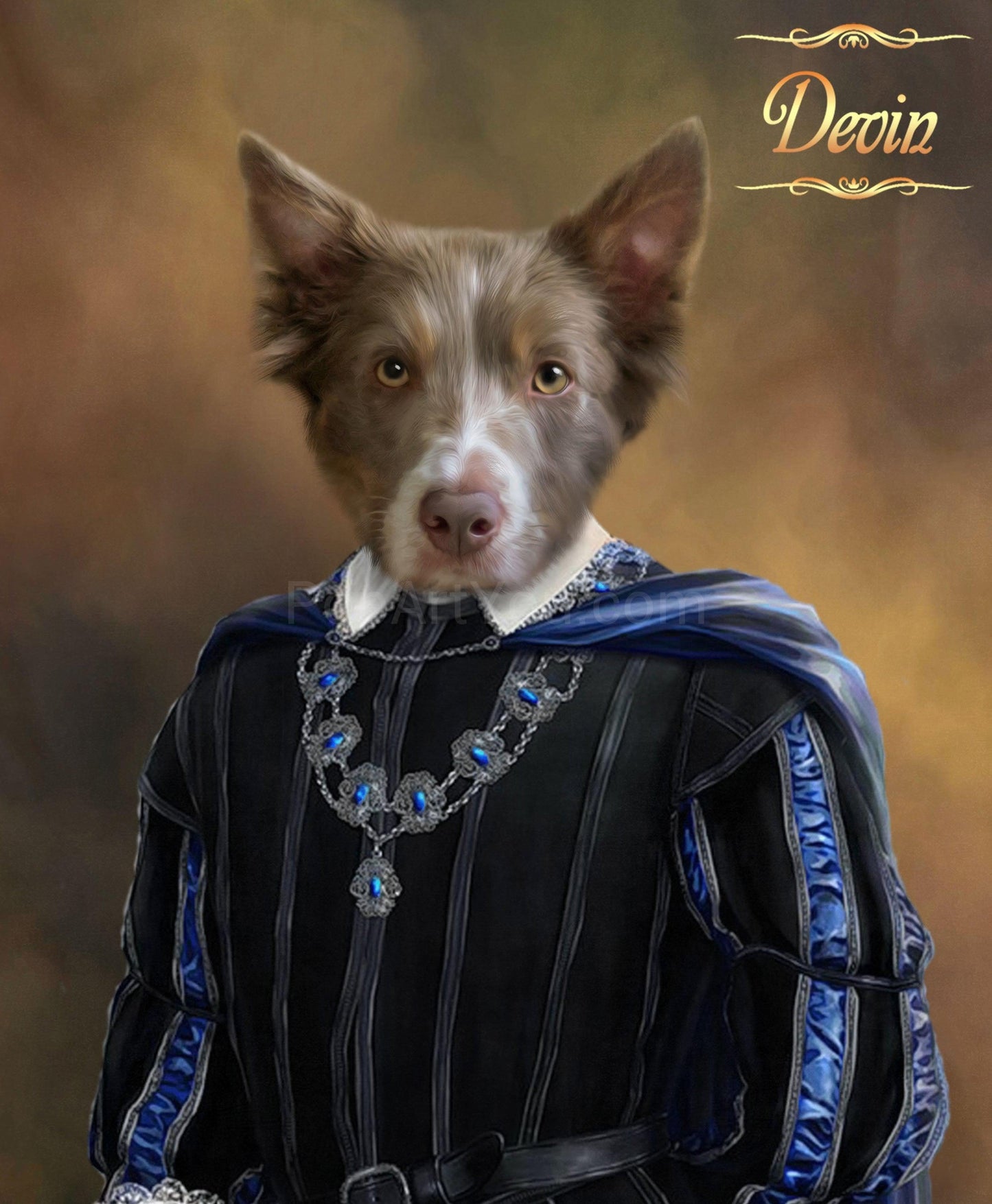 The Noble male pet portrait