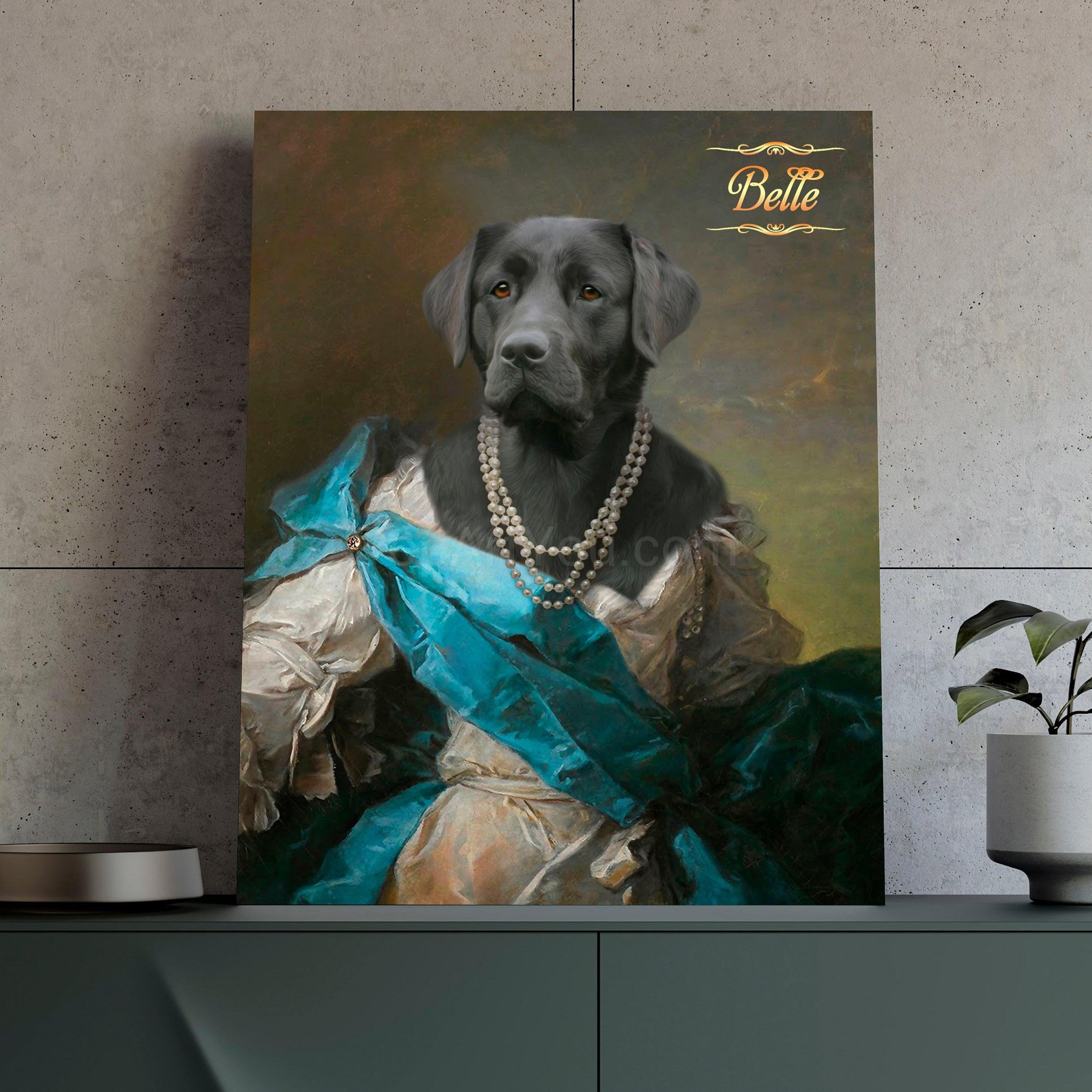 The Princess of the Netherlands female pet portrait