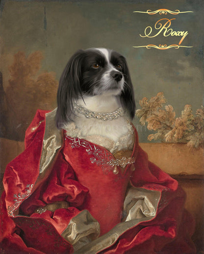 Her Majesty female pet portrait