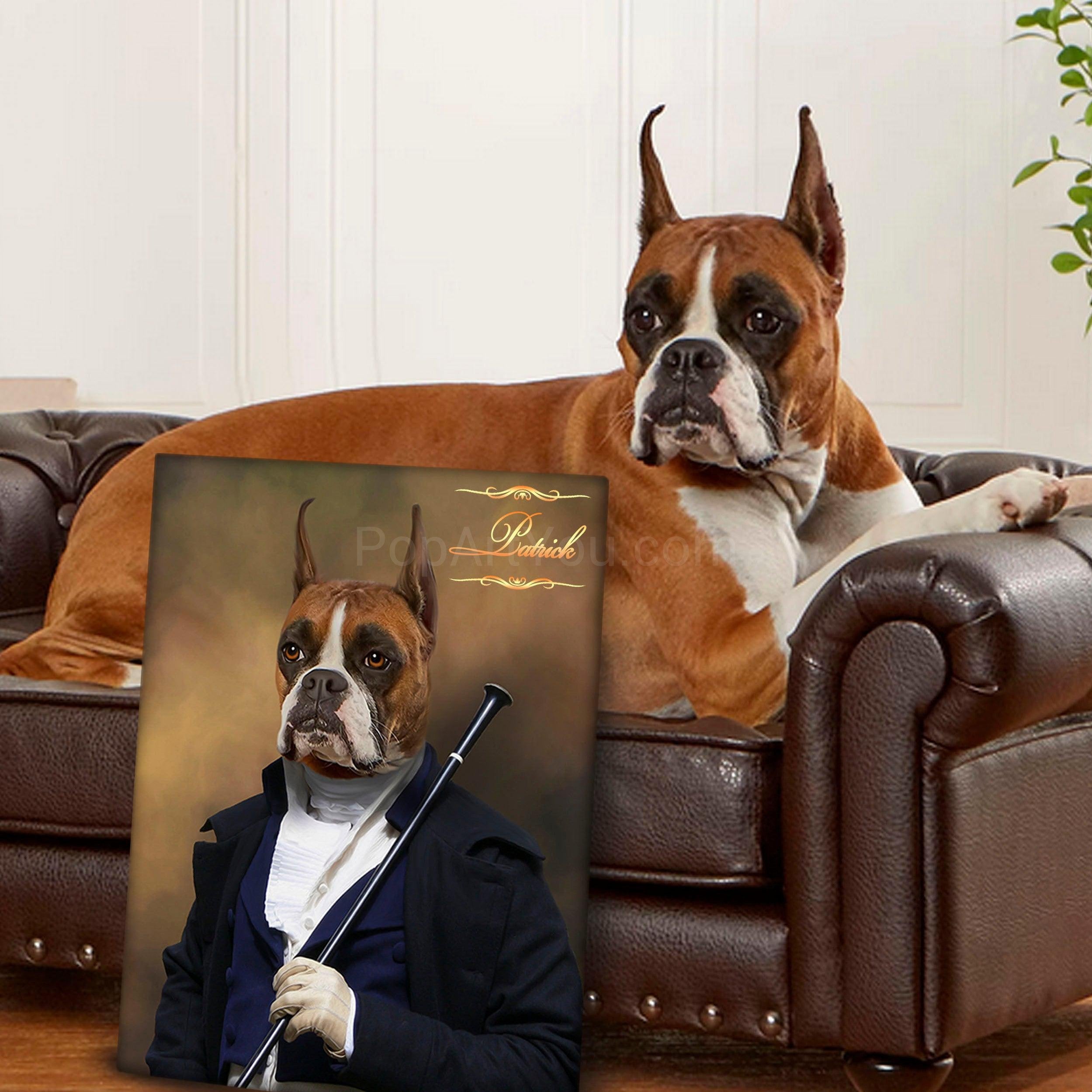 The Ambassador - custom dog portrait