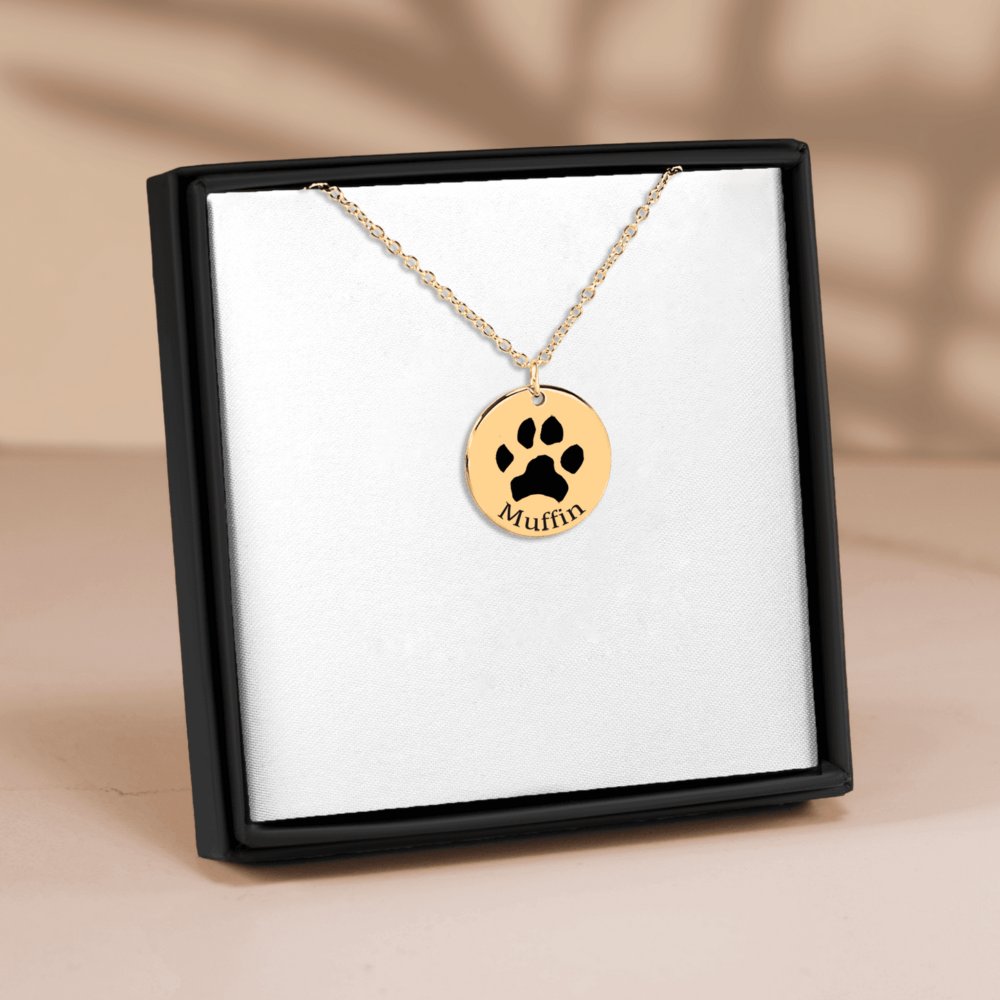 Personalized Paw Print Memorial Necklace – Pet Keepsake