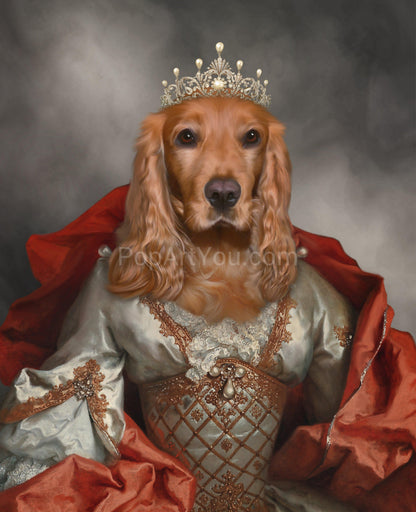 The Shining Queen female pet portrait