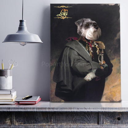 The Senator male pet portrait