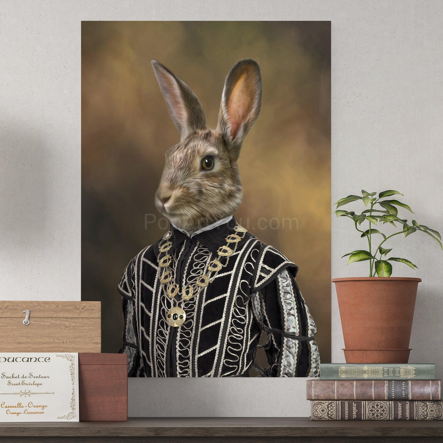 The Milord male pet portrait