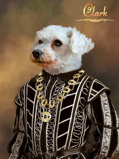 The Milord male pet portrait