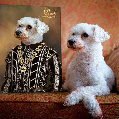 The Milord male pet portrait