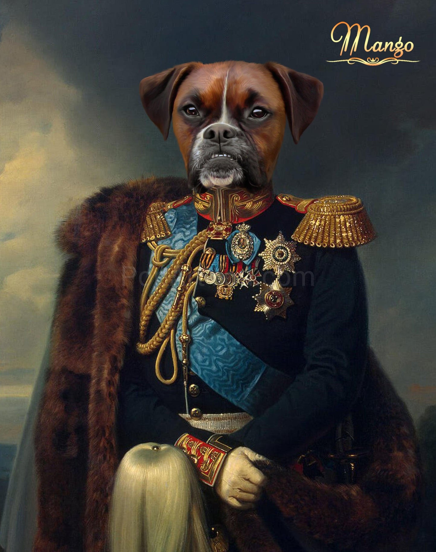 The Imperial Minister male pet portrait