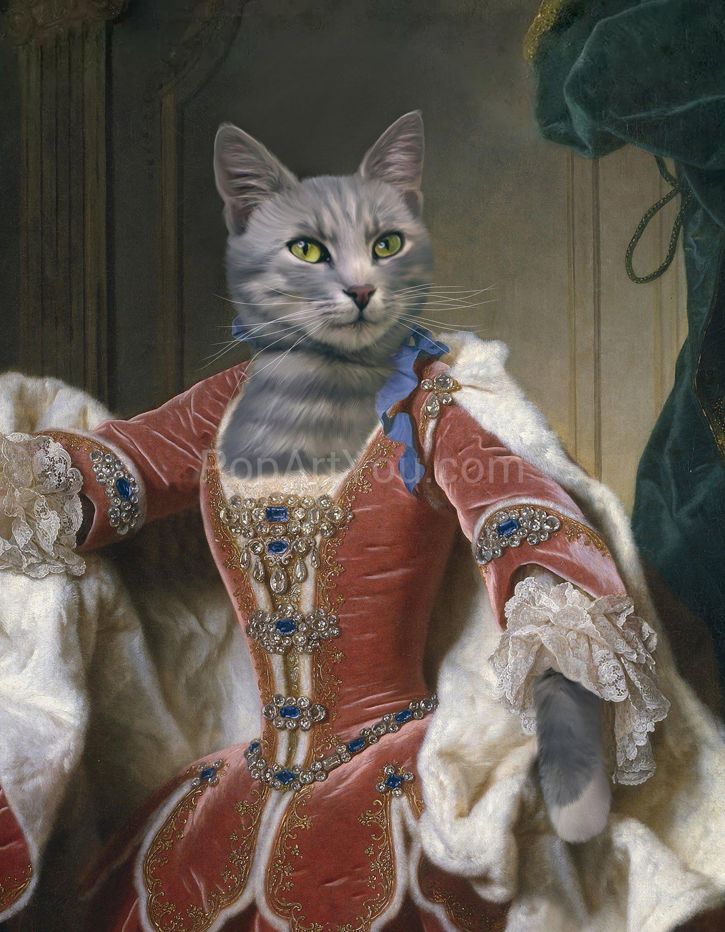 The Duchess female pet portrait