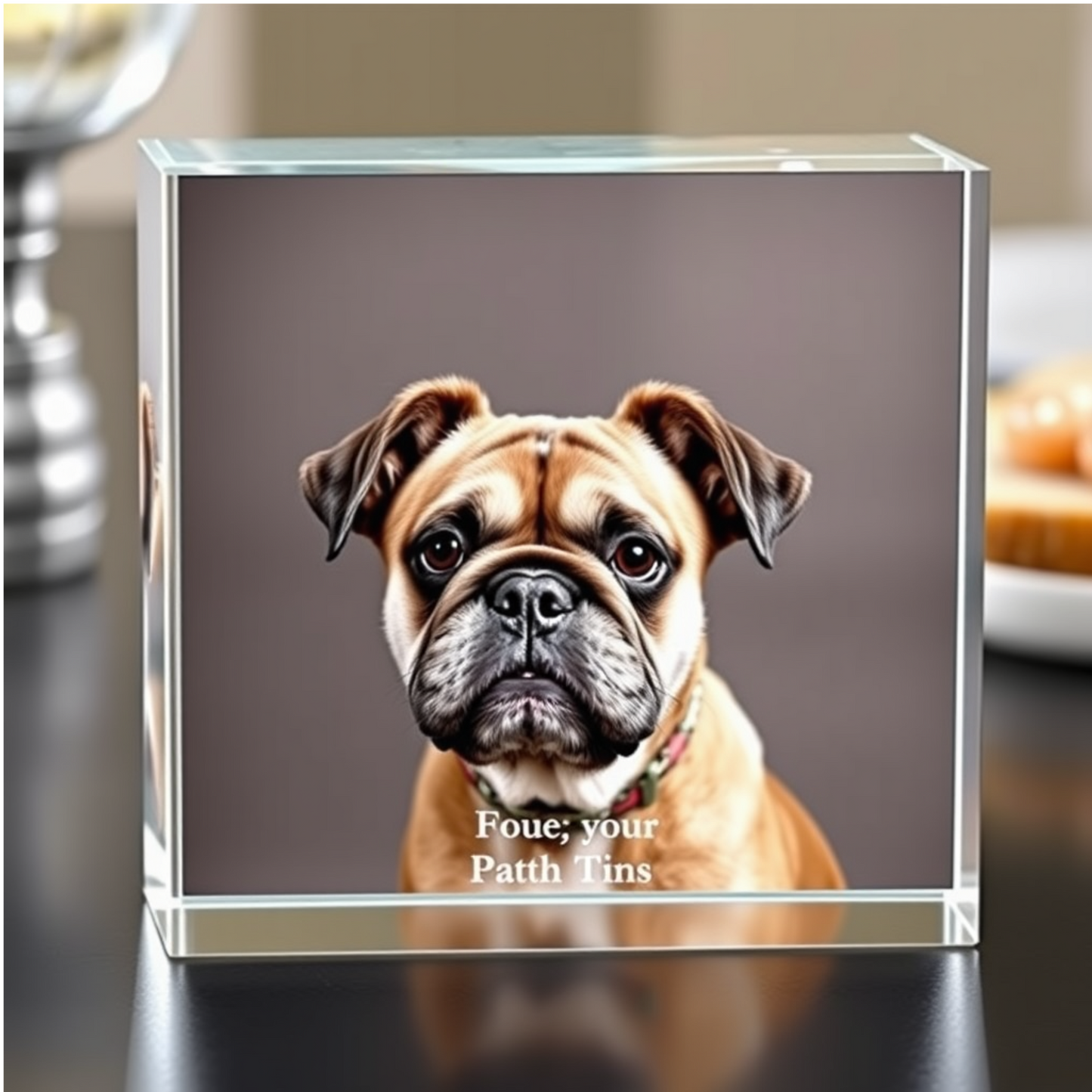 Personalized Dog Acrylic Block - Custom Pet Photo Display