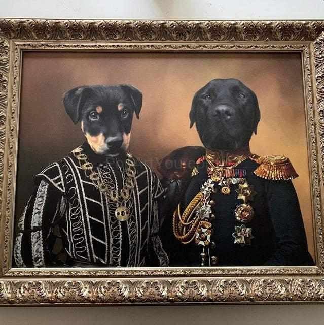 The General male pet portrait