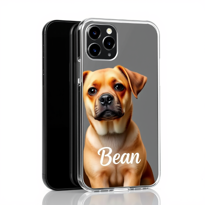 Custom Transparent Pet Phone Case – Personalized Pet Print