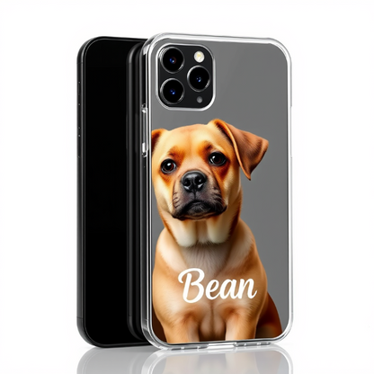 Custom Transparent Pet Phone Case – Personalized Pet Print