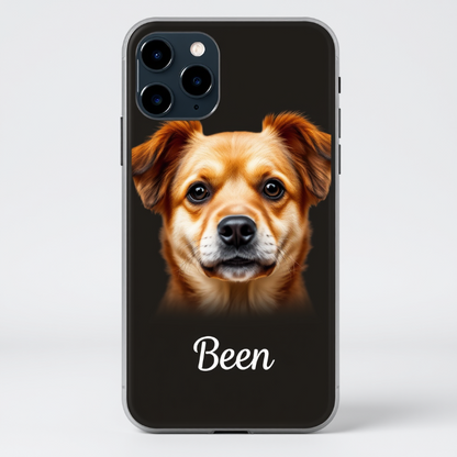 Custom Transparent Pet Phone Case – Personalized Pet Print