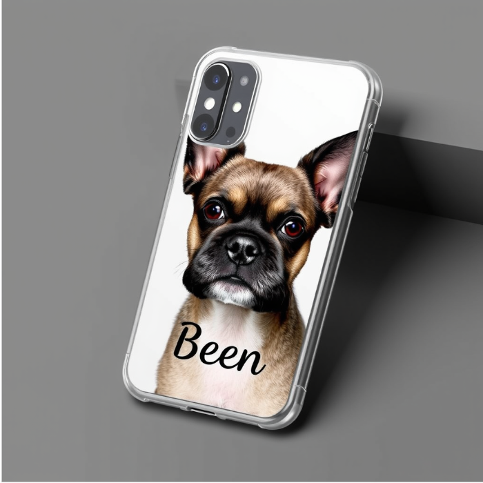 Custom Transparent Pet Phone Case – Personalized Pet Print