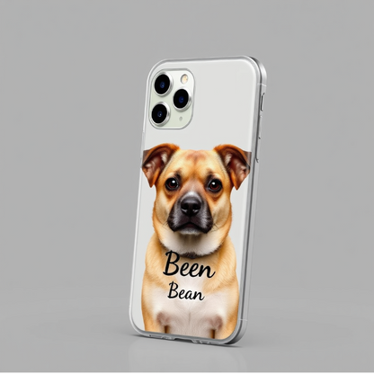 Custom Transparent Pet Phone Case – Personalized Pet Print