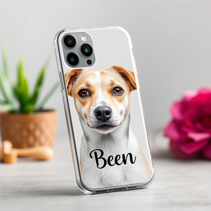 Custom Transparent Pet Phone Case – Personalized Pet Print