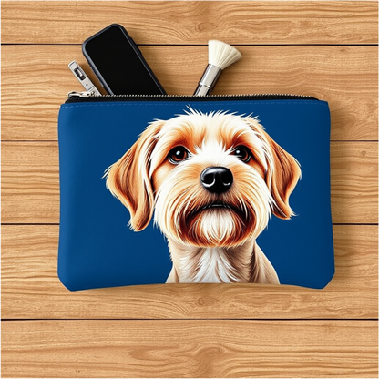 Personalized Pet Portrait Pouch – Stylish Custom Accessory Bag