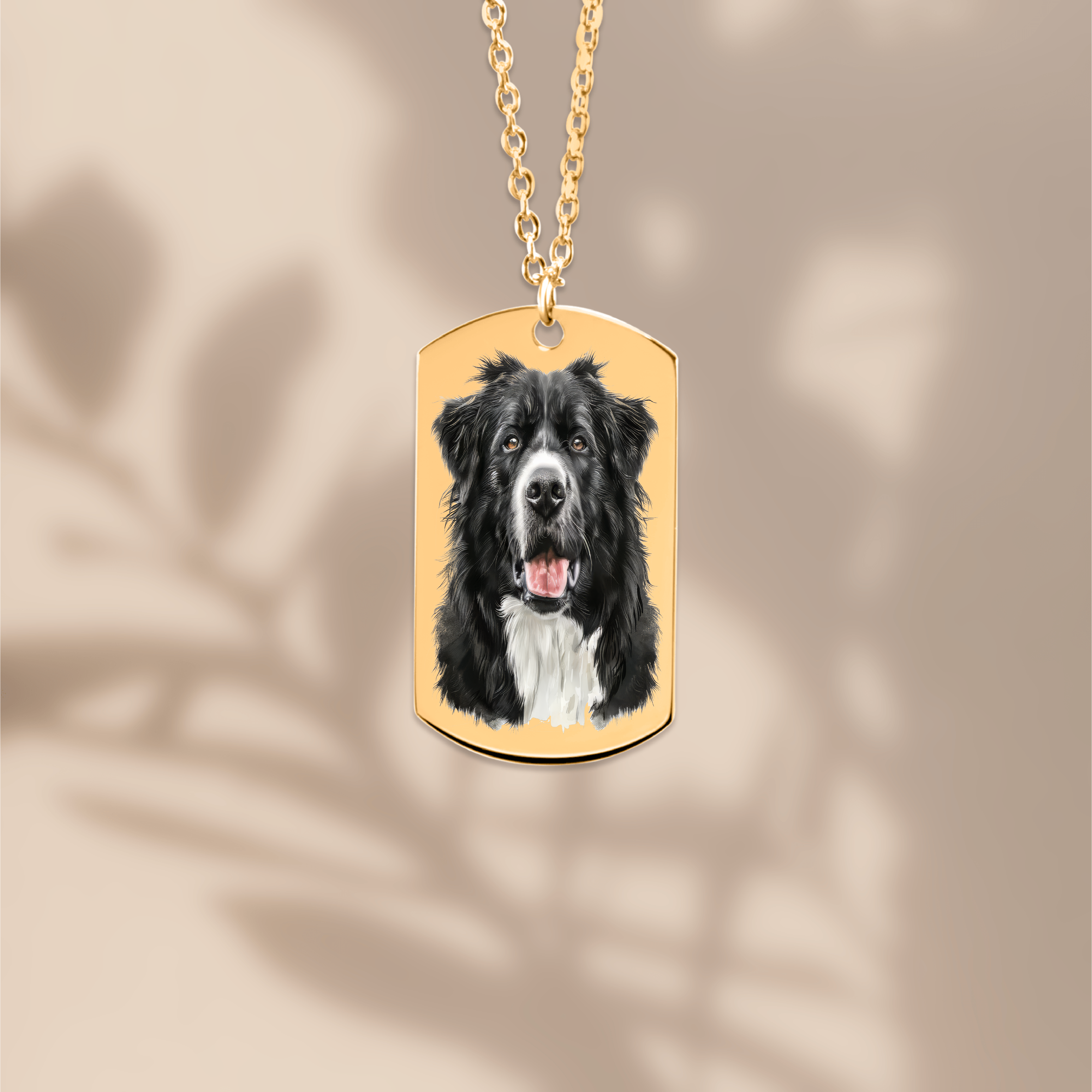 Personalized Luxury Dog Tag Necklace for Pets