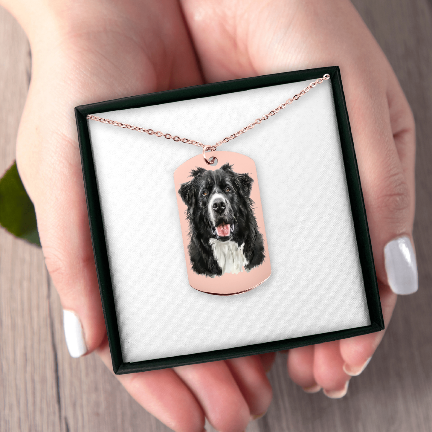 Personalized Luxury Dog Tag Necklace for Pets