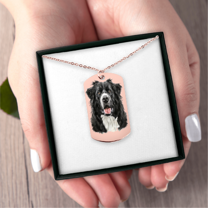 Personalized Luxury Dog Tag Necklace for Pets