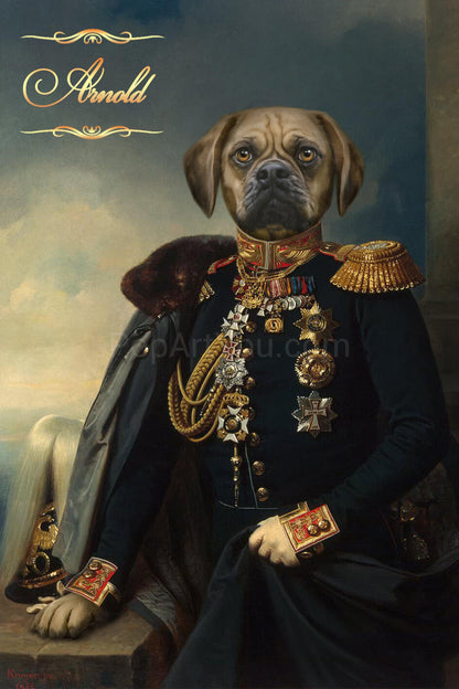 The General-diplomat  male pet portrait