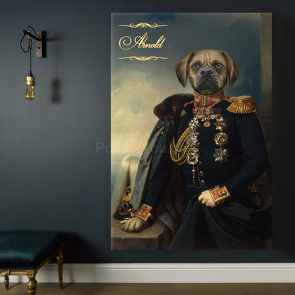 The General-diplomat  male pet portrait