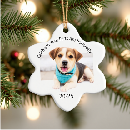 Personalized Ceramic Pet Ornament – Custom Pet Decoration