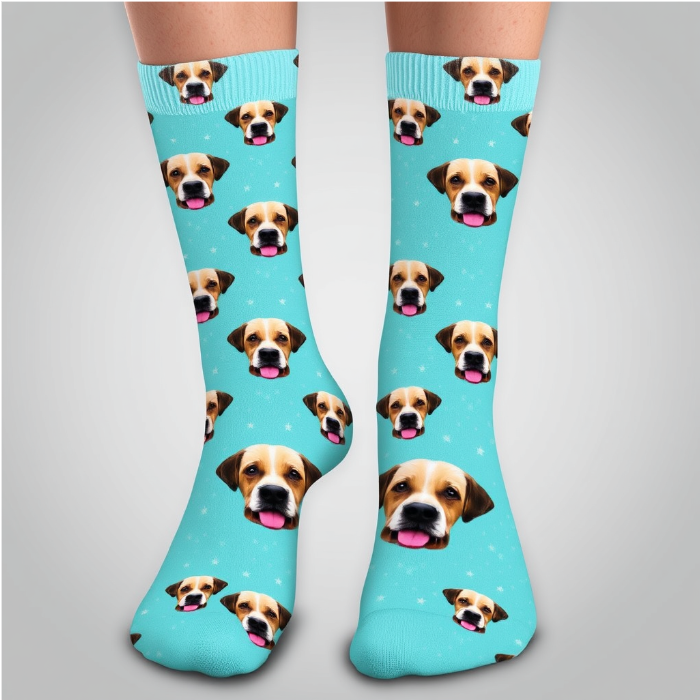 Personalized Pet Face Socks – Custom Dog Face Socks for Pet Lovers