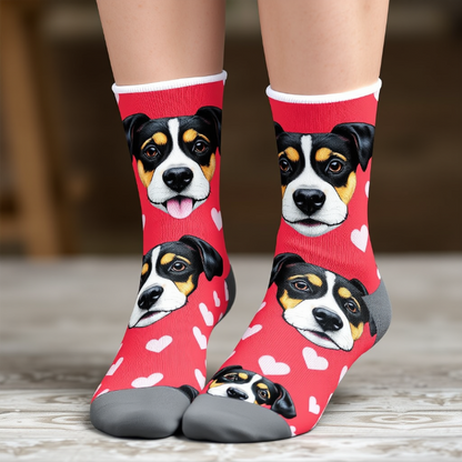 Personalized Pet Face Socks – Custom Dog Face Socks for Pet Lovers