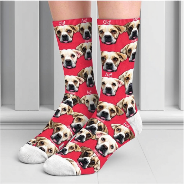 Personalized Pet Face Socks – Custom Dog Face Socks for Pet Lovers