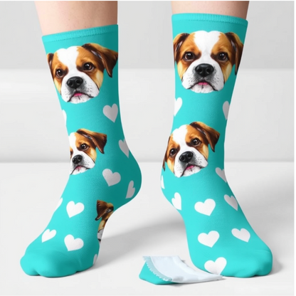 Personalized Pet Face Socks – Custom Dog Face Socks for Pet Lovers